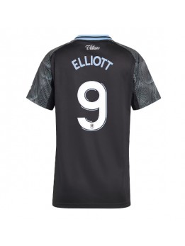 Aston Villa Harvey Elliott #9 Replika Borta Kläder Dam 2025-26 Kortärmad